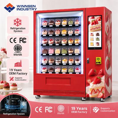 Kualitas Winnsen Cupcake dan roti mesin penjual otomatis untuk supermarket Coffee Shop Lobby Kantor pabrik