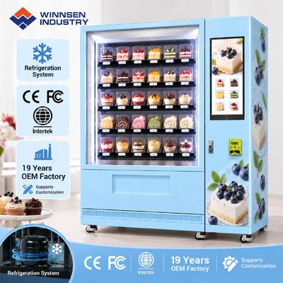 Kualitas Winnsen Bread and Pastry Vending Machine for Airport Metro Station Hotel Lobby pabrik