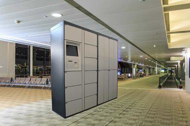 Smart Luggage Storage Rental Locker Dengan Coin Bill Pembayaran Kartu Kredit Untuk Supermarket