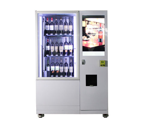 Kelas Tinggi Kapasitas Besar Mesin Penjual Minuman Otomatis Dengan 22 Inch Tampilan Iklan