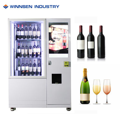 Pemain iklan layar sentuh mesin penjual anggur anti pencurian dengan lift
