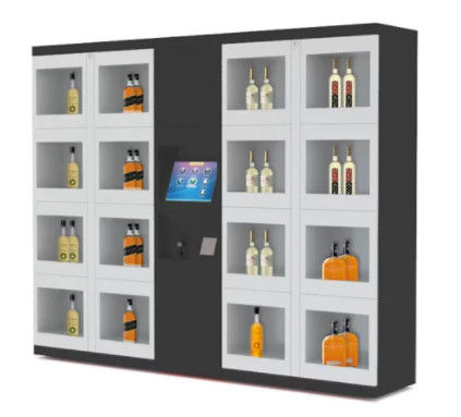 Manajemen jarak jauh pencahayaan luar ruangan pintar dalam ruangan Otomatis 15 &quot;Lcd Touchscreen Industrial Vending Lockers