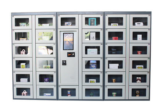 Mesin penjual otomatis bunga loker pendingin untuk dijual penjual otomatis mikron suhu yang dapat disesuaikan dengan layar sentuh