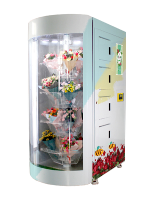 Mesin Penjual Bunga Putih Dengan Kontrol Kelembaban Dan Suhu