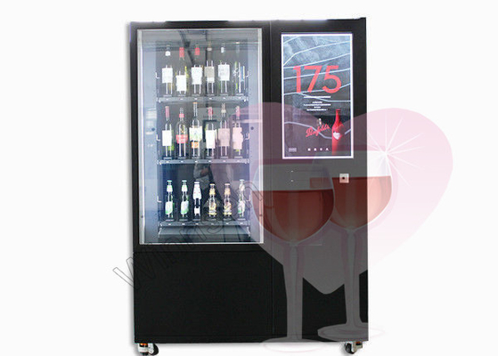 Mesin Penjual Otomatis Layar Sentuh Cerdas untuk Minuman sampanye anggur bersoda bir spirit